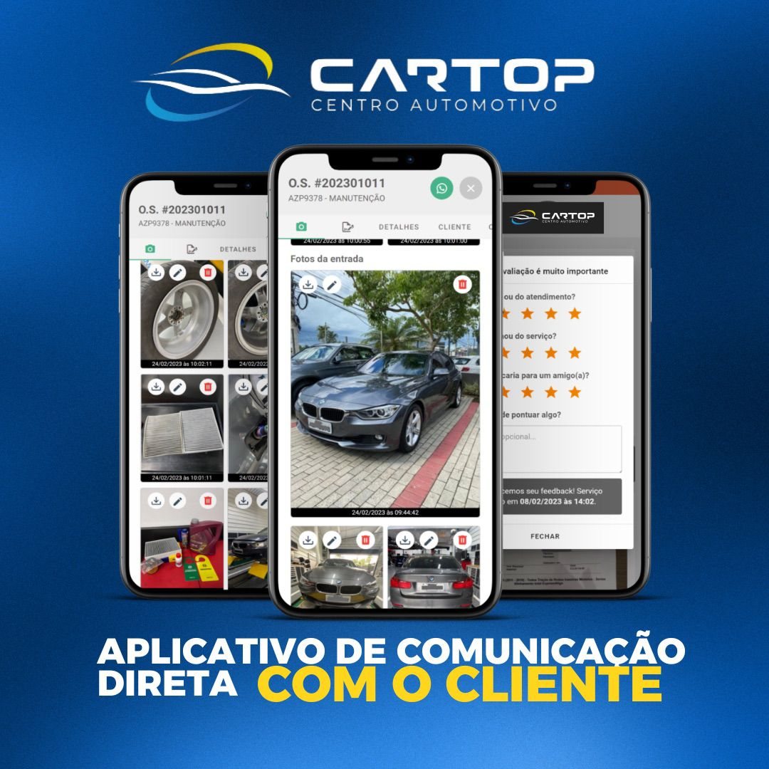 App CheckMotors da CARTOP, comunicação com o cliente